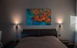 Chantier L'art en lumière par Hervé Porte maitre d'oeuvre Frantz Cazorla & ® Karine Joannet - Chambre