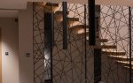 Chantier L'art en lumière par Hervé Porte maitre d'oeuvre Frantz Cazorla & ® Karine Joannet - Escalier