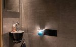 Chantier L'art en lumière par Hervé Porte maitre d'oeuvre Frantz Cazorla & ® Karine Joannet - Toilettes
