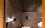 Chantier L'art en lumière par Hervé Porte maitre d'oeuvre Frantz Cazorla & ® Karine Joannet - Toilettes