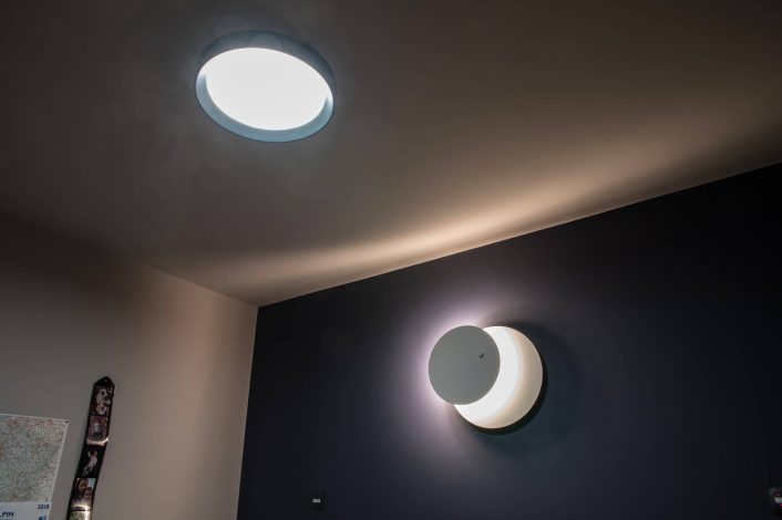 Chantier L'art en lumière par Hervé Porte maitre d'oeuvre Frantz Cazorla & ® Karine Joannet - Ambiance