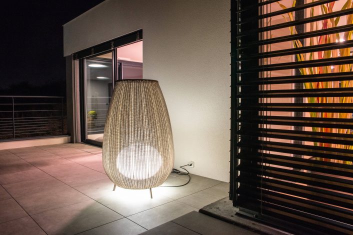 Chantier L'art en lumière par Hervé Porte maitre d'oeuvre Frantz Cazorla & ® Karine Joannet - Extérieur