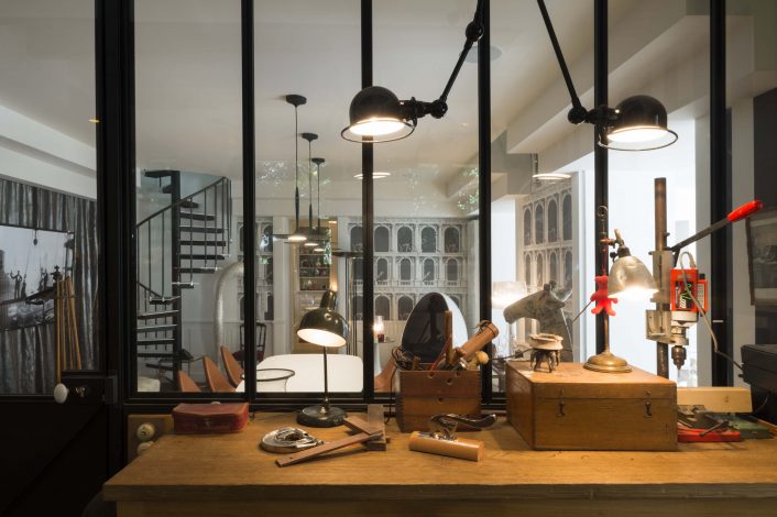Chantier La Maison des merveilles par Amelie Domas & ® Karine Joannet - Verrière