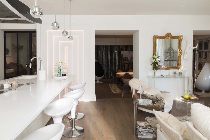 Chantier La Maison des merveilles par Amelie Domas & ® Karine Joannet - Salon