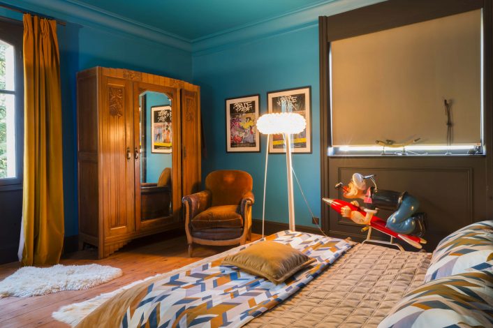 Chantier La Maison des merveilles par Amelie Domas & ® Karine Joannet - Chambre